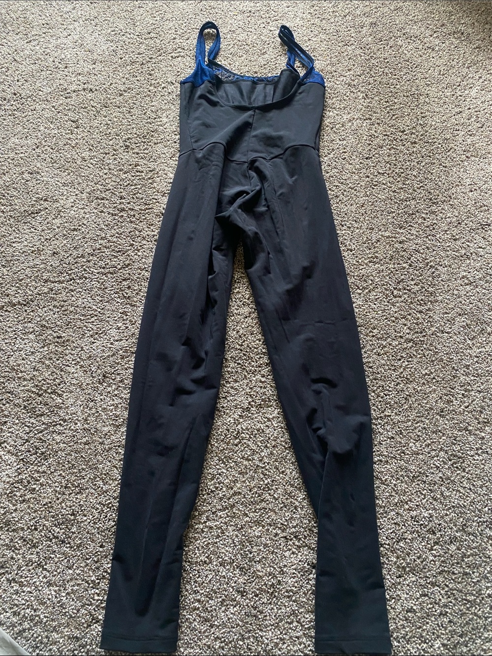 Black Women’s Full-Length dance Unitard - Picture 2 of 2